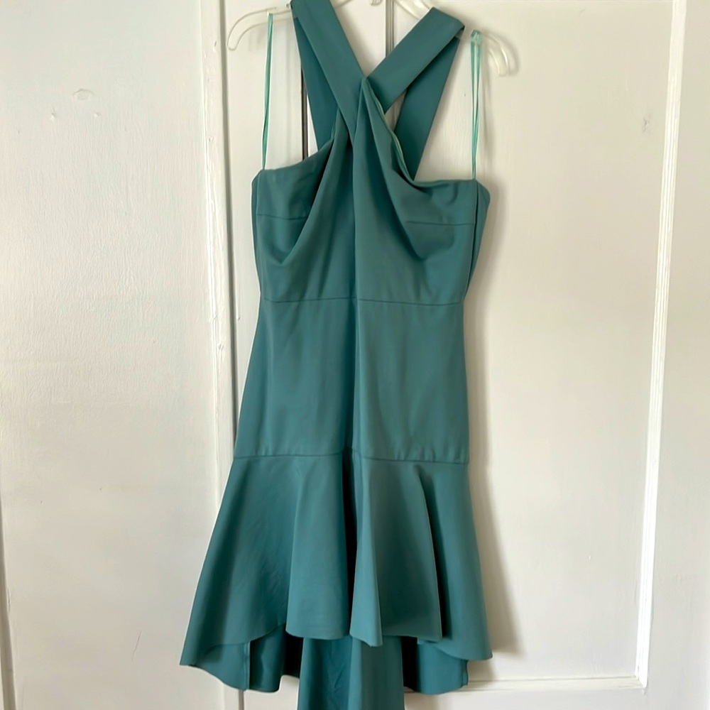 Elliatt high-low short dress size Medium teal